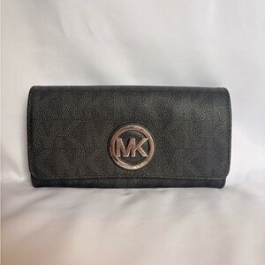Michael Kors Black Leather Wallet